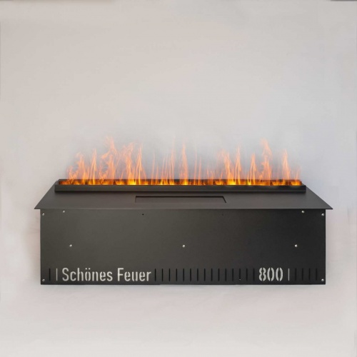 Электроочаг Schönes Feuer 3D FireLine 800 Pro со стальной крышкой в Орске